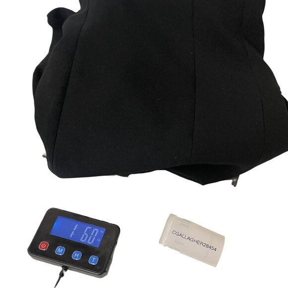 Zara Womens Blazer Suit Jacket M Medium Black Lined Single Breasted 8616/595 NWT - Picture 13 of 13